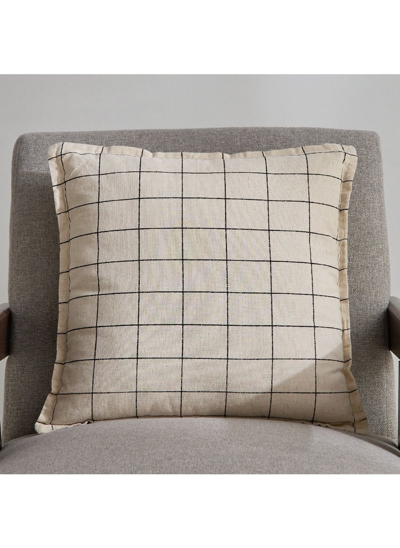 Home Box - Noir Check Filled Cushion 45 x 45 cm - Image 1