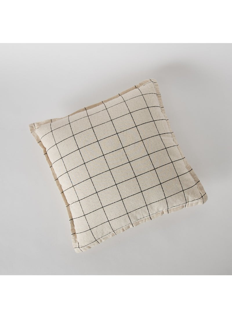 Home Box - Noir Check Filled Cushion 45 x 45 cm - Image 1