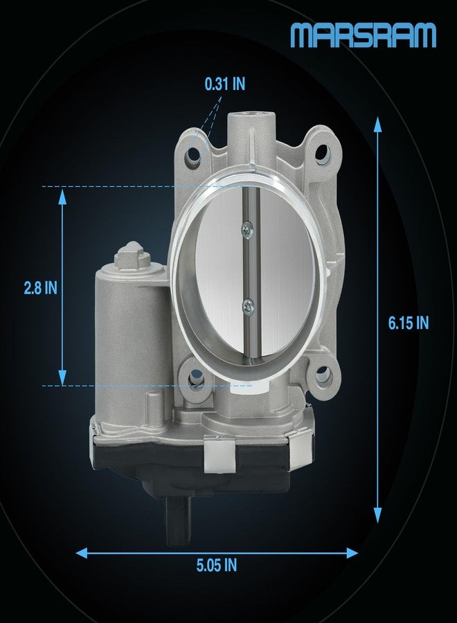 Marsram Electronic Throttle Body Compatible With Buick&GMC&Chey, 2012-2017 Lacrosse Regal Verano 2.4L, Terrain, Equinox 2012-2015 Captiva Sport 2013-2014 Malibu 2014 Impala, Replace S20221 12669146 - Image 5