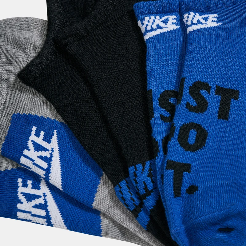 نايكي جوارب ايفريداي لايتويت نو-شو للاطفال الكبار (3 أزواج)