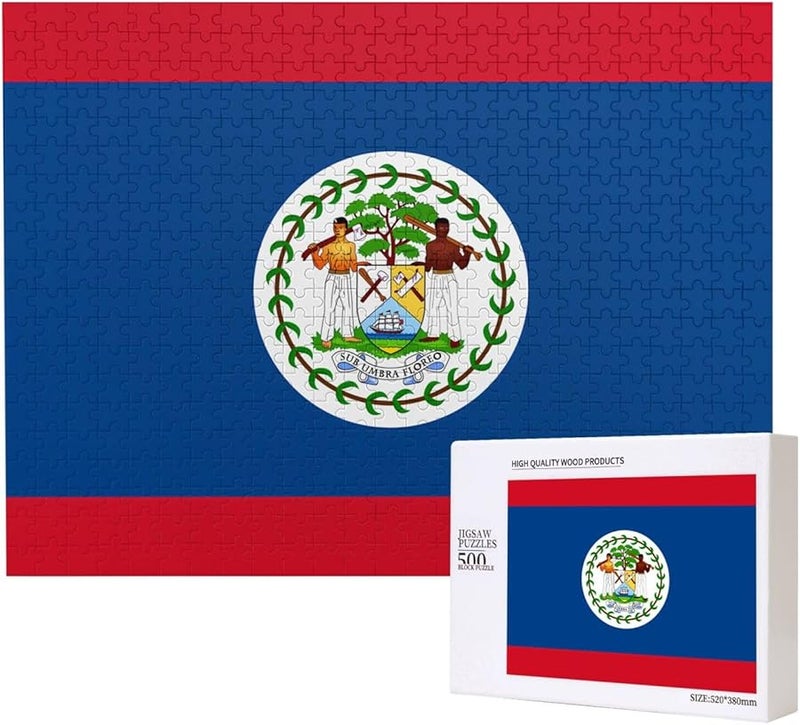 لغز علم بليز 500 قطعة للكبار ديكور المنزل هدية حفلة عيد الميلاد - Image 1