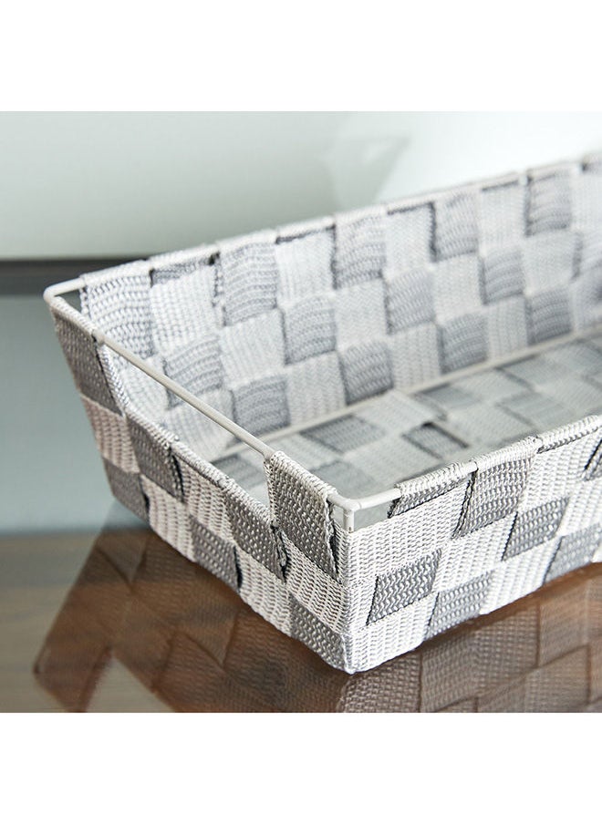 Home Box - Strap Textured Basket 8.5 x 16.5 x 32 cm - Image 1