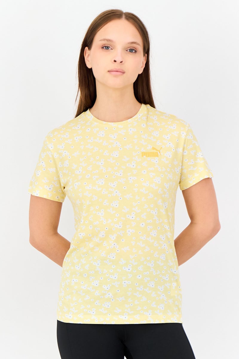 PUMA Women Relaxed Fit Short Sleeves Outdoor T-Shirt, Multicolor - Image 1