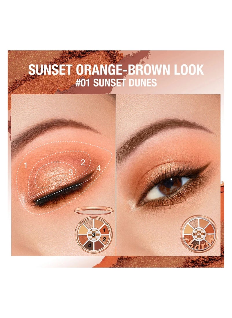 OTWOO EYESHADOW PALETTE (#3, PINK BROWN STORM) - Image 2