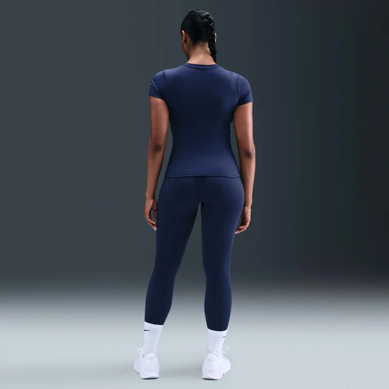 Nike Blue Women's One Fitted Dri-FIT Training Top for Women | Best Price UAE