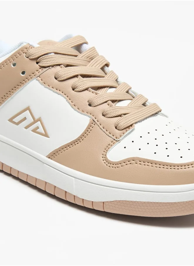 شو اكسبرس Womens Textured Lace-Up Sneakers