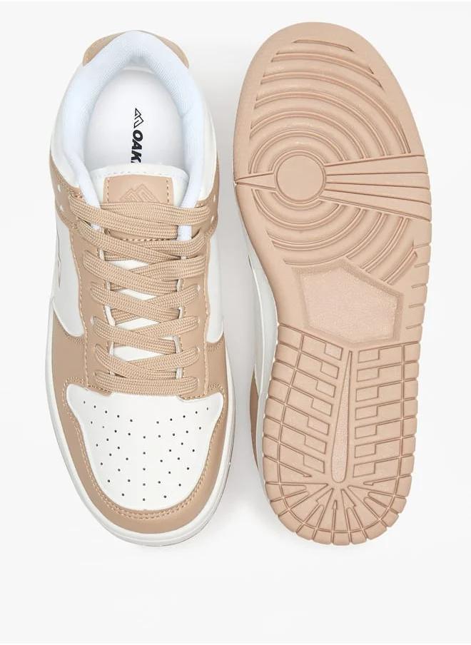 شو اكسبرس Womens Textured Lace-Up Sneakers