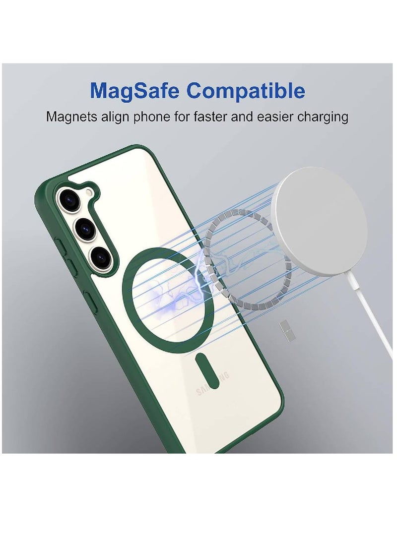 Olliwon Back Case Cover For Samsung Galaxy S23 Plus 5G | Compatible For Samsung Galaxy S23 Plus 5G Back Case Cover | Scratch-Resistant Back Case Cover | Green - Image 4