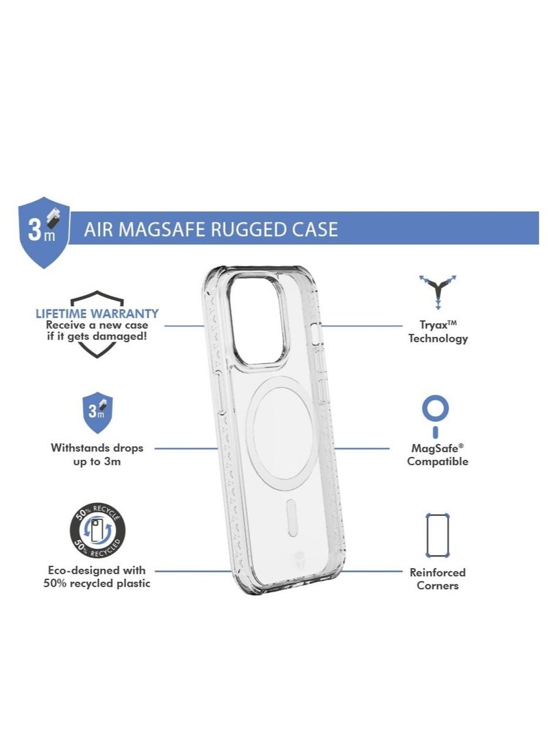FORCE - Force Case iPhone 13 Pro MagSafe Compatible Reinforced Air Case Transparent Lifetime warranty - Image 1
