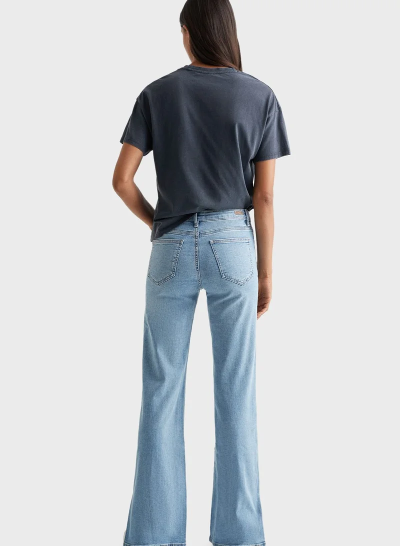 MANGO Youth Flared Jeans