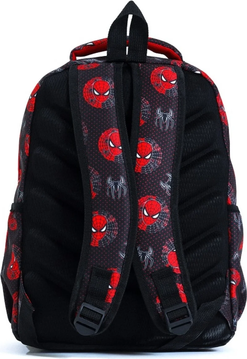 Esbuik New Season Orthopedic - Spider Patterned 3-Piece School Bag Set with Lunch Box and Pen Holder Gift