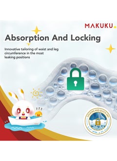 MAKUKU Comfort Fit Tape Diapers - Size 3 (6-11kg) | 4-6 months | 28 Pieces  - Image 3
