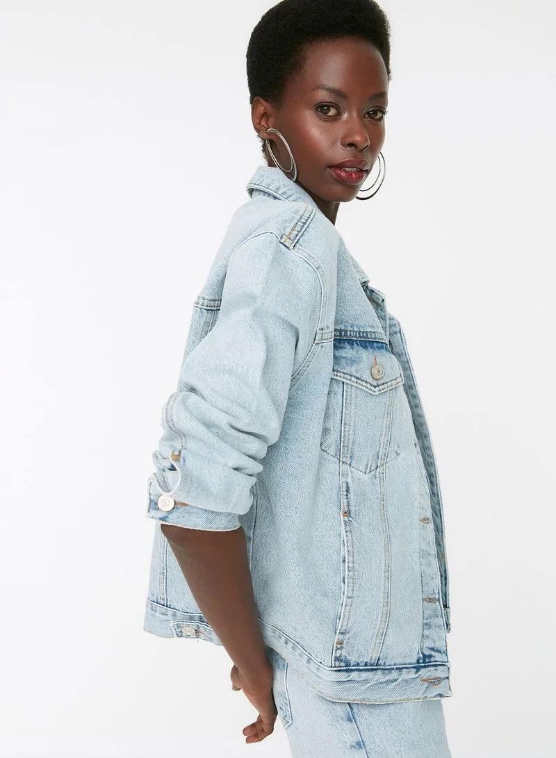 trendyol Flat Pocket Detailed Jacket