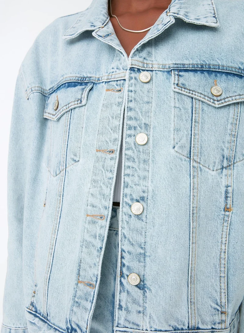 trendyol Flat Pocket Detailed Jacket