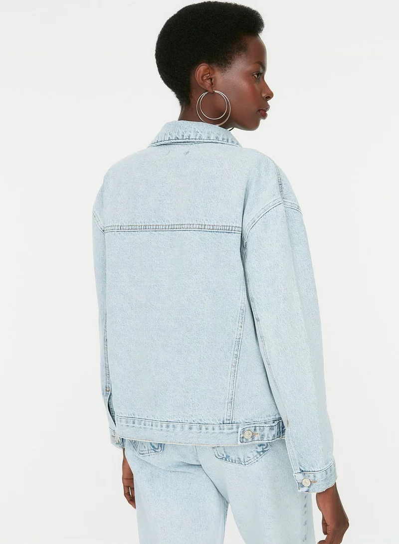 trendyol Flat Pocket Detailed Jacket