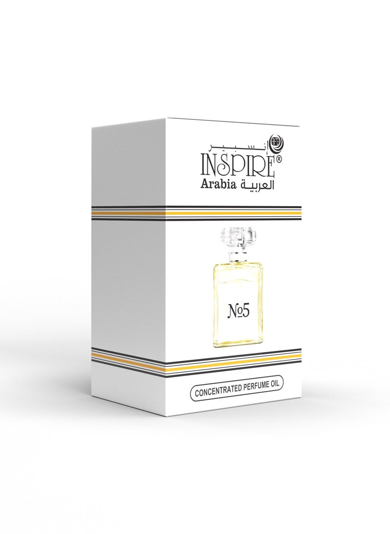 Inspire عطر رقم 5 رول اون المركز 20 مل  - Image 2