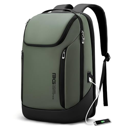 BANGE Business Smart Backpack Waterproof fit 15.6 Inch Laptop Backpack with USB Charging Port,Travel Durable Backpack - Image 1