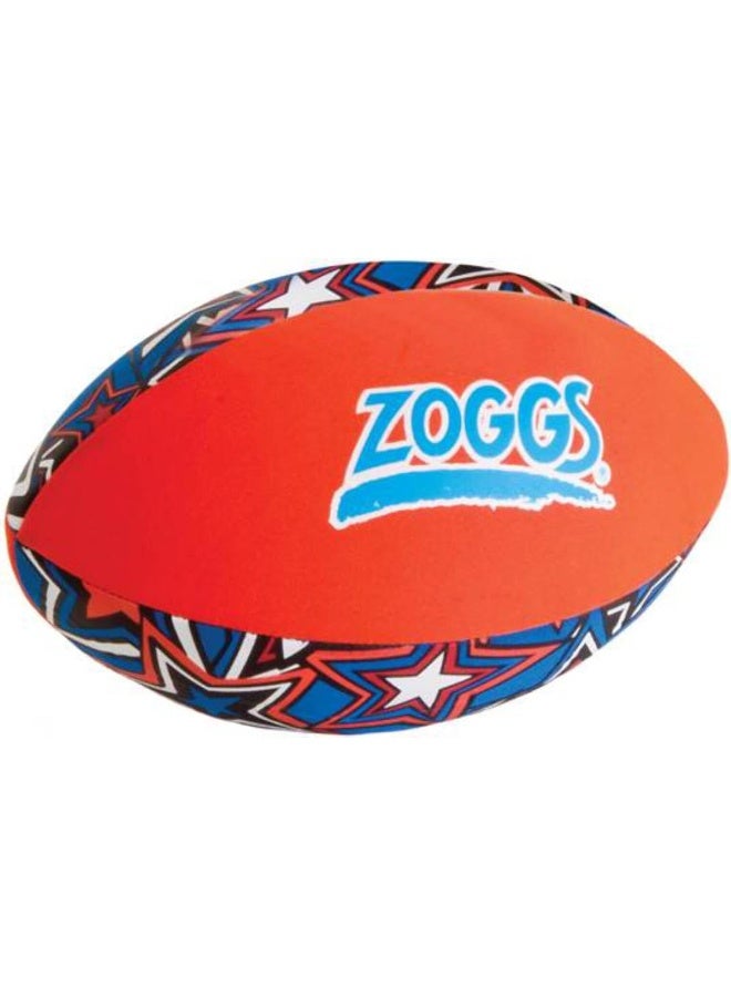 زوجس كرة ماء زوغز Aqua Ball للعب في المسبح والشاطئ لجميع الأعمار | مصنوعة من النيوبرين المتين | حجم 54–55 سم | خفيفة الوزن وسهلة الرمي | تصميم ممتع ومرئي مع نجوم برتقالية وزرقاء | مثالية للعب، التمارين، والمرح العائلي | 465351