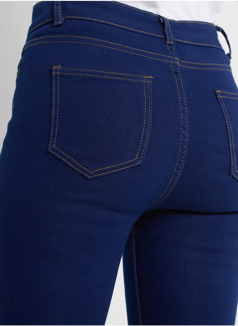 Ginger High Rise Skinny Fit Jeans