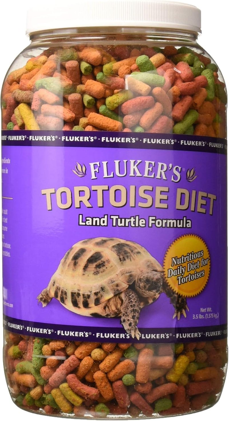 Fluker's Tortoise Diet, Large Pellet Food - Land Turtle Formula, 3.5lbs - Image 1
