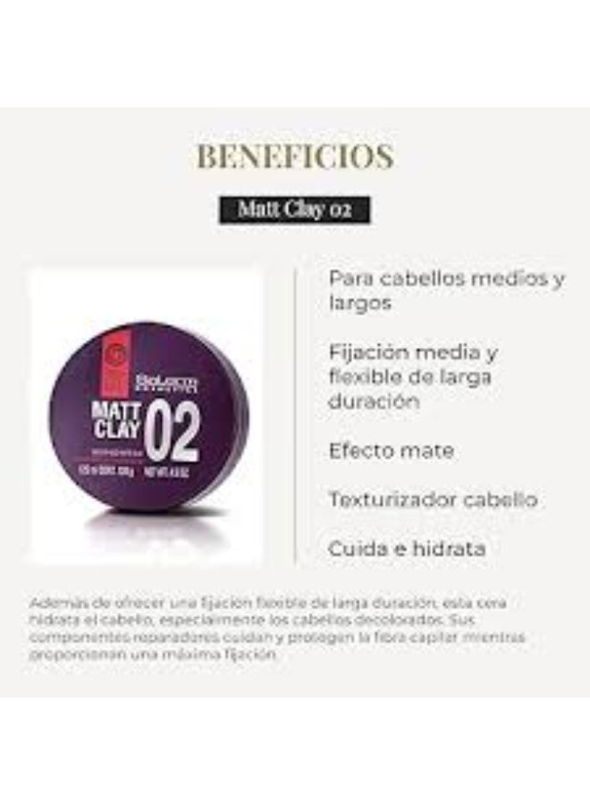 ساليرم مات كلاي متوسط ​​الثبات مات كلاي 125 مل - Image 2