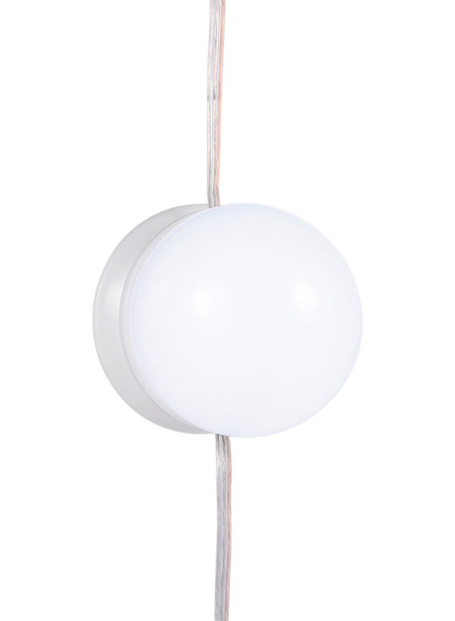 10-Piece LED Make Up Mirror Light White  - Image 3