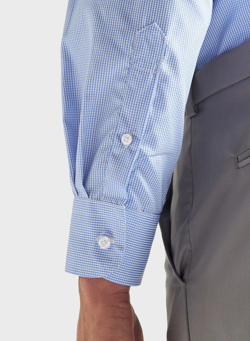 FAV Checked Shirt With Chest Pocket