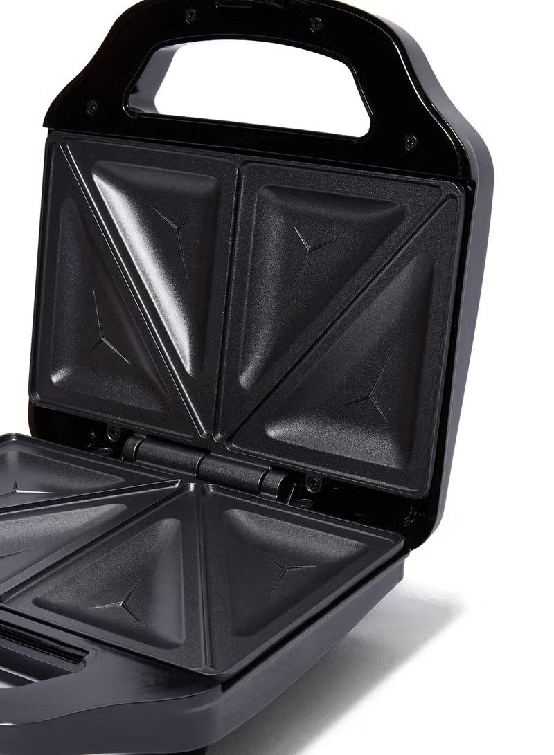 Mebashi 2-Slice Sandwich Maker 700W 700.0 W ME-SW1002B Black/Silver - Image 3
