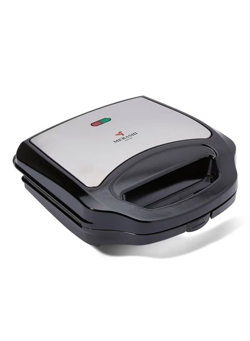 Mebashi 2-Slice Sandwich Maker 700W 700.0 W ME-SW1002B Black/Silver - Image 1