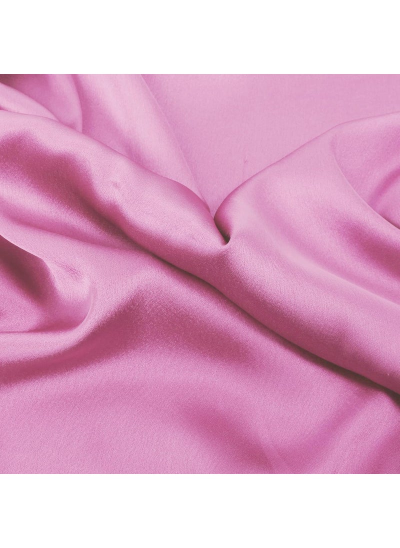 TUW The Universal Wardrobe 300 TC Soft Silk Satin Pillow Cover for Hair and Skin Single PC Crystal Rose 20X26 Inch  - Image 3