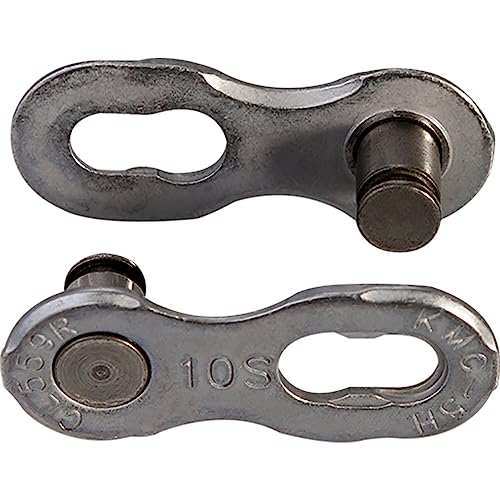 KMC Unisex's 10 Speed EPT MissingLink Joining Link, Dark Silver, 2 Pairs - Image 3