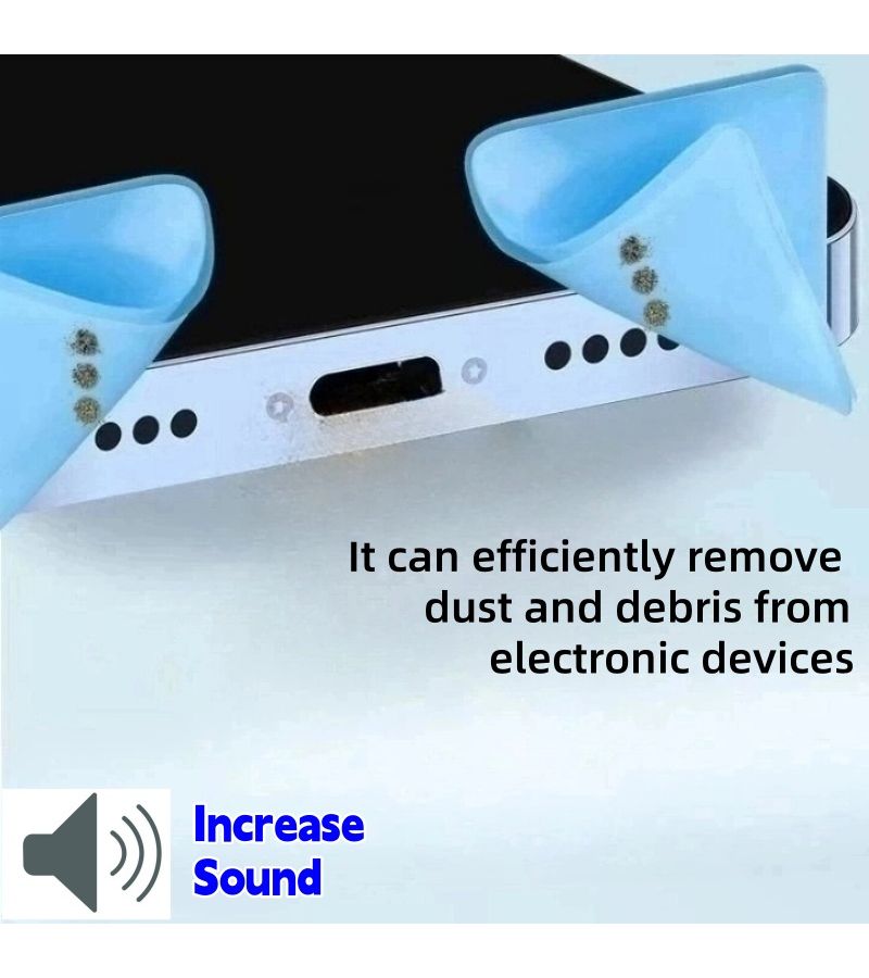 Dust Removal Sticker Multifunctional Electronics Cleaning Gel for Phone Ports Speakers - Image 4