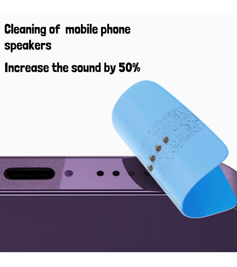 Dust Removal Sticker Multifunctional Electronics Cleaning Gel for Phone Ports Speakers - Image 3