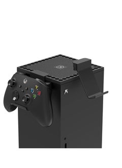 Excefore Dust Cover Controller Mount Compatible for Xbox Series X - 2 in 1 Game Accessories with Dust Filter Cover Compatible for XSX Console and 2 Holder Hanger Stand for Series X Controller & Game Headset  - Image 3