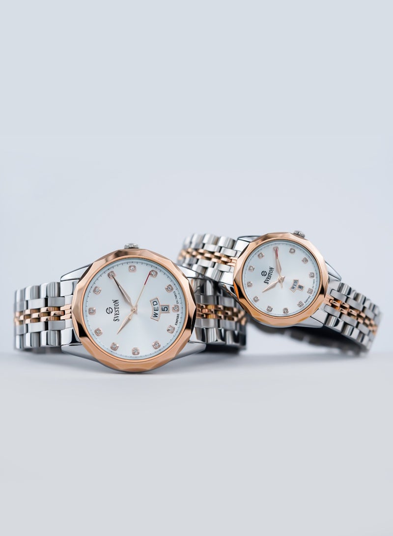 Sveston Empire Analog Quartz Stainless Steel Silver Dial Watch SV7481  - Image 2