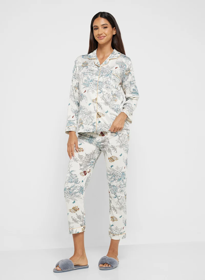 ايلا Printed Pyjama Set