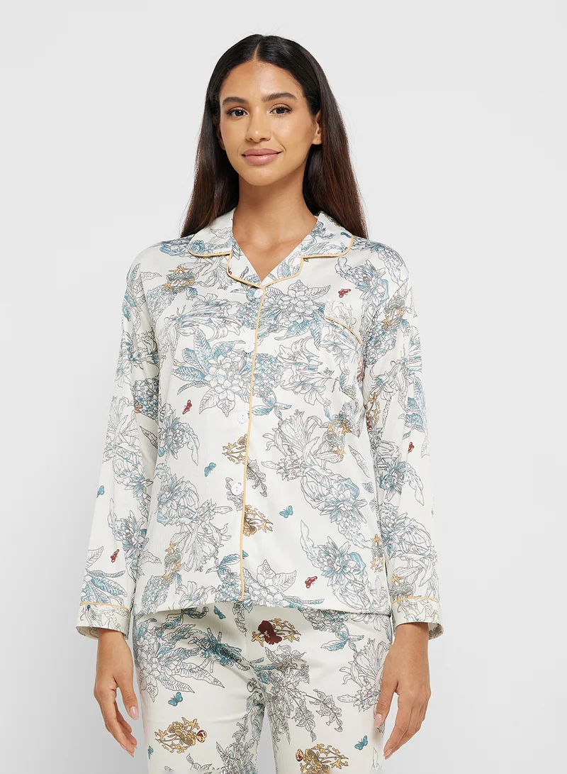 ايلا Printed Pyjama Set