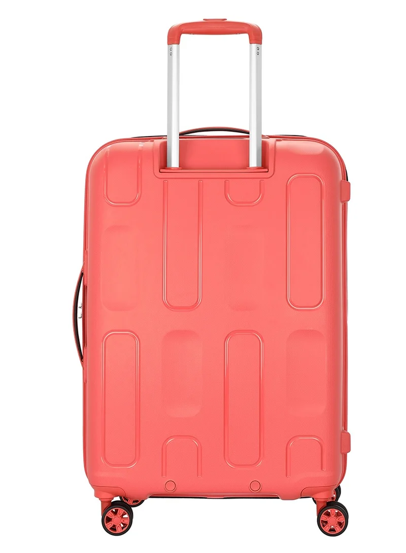 AMERICAN TOURISTER 68 cm / 25 inch American Tourister Ellipso Suitcase, Check-In Size 68 cm / 25 inch, 4 Spinner Wheels, Hard Top, Polypropylene, Apricot Blush|Lightweight|Scratch Resistant Texture|Shoe & Laundry Bag|TSA Lock - 3 Years International Warranty  | Best Price UAE