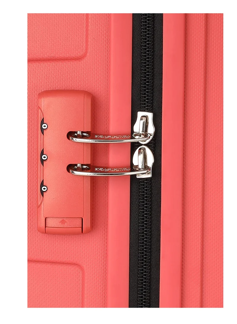 AMERICAN TOURISTER 68 cm / 25 inch American Tourister Ellipso Suitcase, Check-In Size 68 cm / 25 inch, 4 Spinner Wheels, Hard Top, Polypropylene, Apricot Blush|Lightweight|Scratch Resistant Texture|Shoe & Laundry Bag|TSA Lock - 3 Years International Warranty  | Best Price UAE