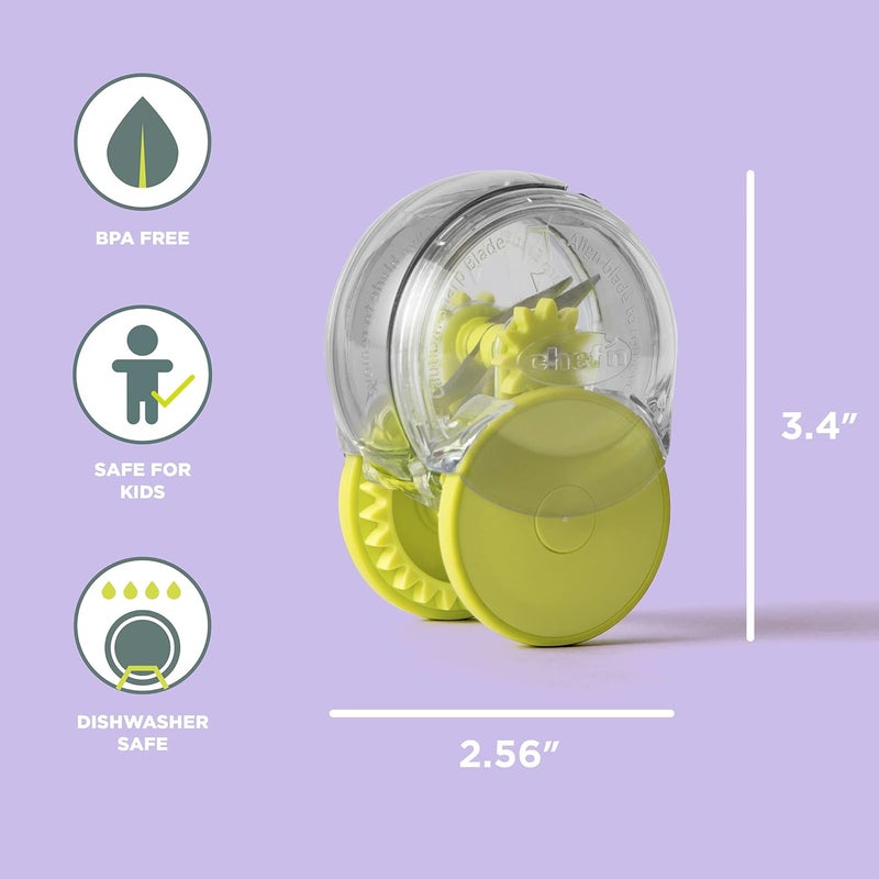 Chef'n Chef’n GarlicZoom Garlic Chopper, Handheld Garlic Mincer with Rolling Action, Easy to Use and Clean, Compact Size for Quick Prep, Dishwasher Safe - Image 3
