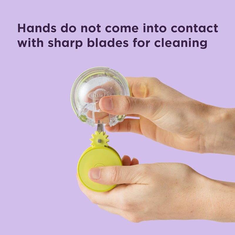 Chef'n Chef’n GarlicZoom Garlic Chopper, Handheld Garlic Mincer with Rolling Action, Easy to Use and Clean, Compact Size for Quick Prep, Dishwasher Safe - Image 5