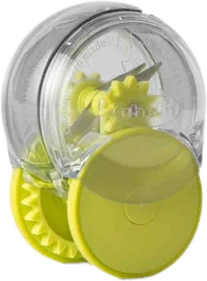 Chef'n Chef’n GarlicZoom Garlic Chopper, Handheld Garlic Mincer with Rolling Action, Easy to Use and Clean, Compact Size for Quick Prep, Dishwasher Safe - Image 1