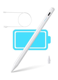 Generic Stylus Pen for iPad 2018-2024 - 20 mins Fast Charge Pencil, 2nd Generation, Tilt Sensitivity, and Palm Rejection, Compatible with iPad 6/7/8/9/10, iPad Pro 11"/12.9", iPad Air 3/4/5, iPad Mini 5/6  - Image 1