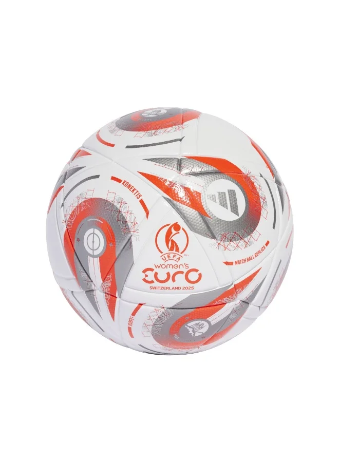 Adidas Adidas W Euro25 Lge F U White Football/Soccer Ball For Unisex