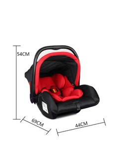 Occuwzz Child Safety Seat Simple Car Portable Seat Belt Foldable Car Seat Booster Seat for Car Protection  - Image 5