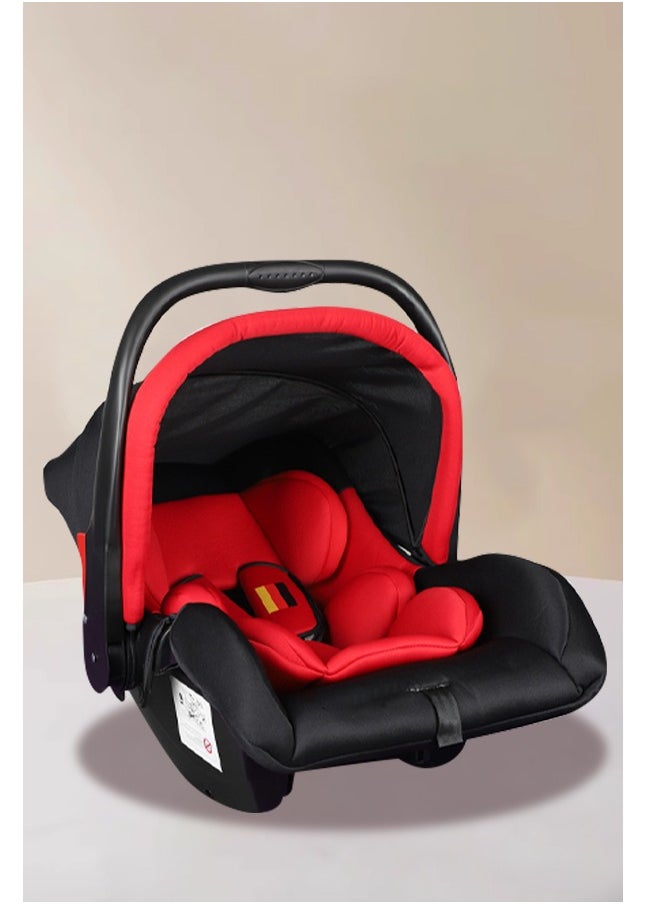 Occuwzz Child Safety Seat Simple Car Portable Seat Belt Foldable Car Seat Booster Seat for Car Protection  - Image 1