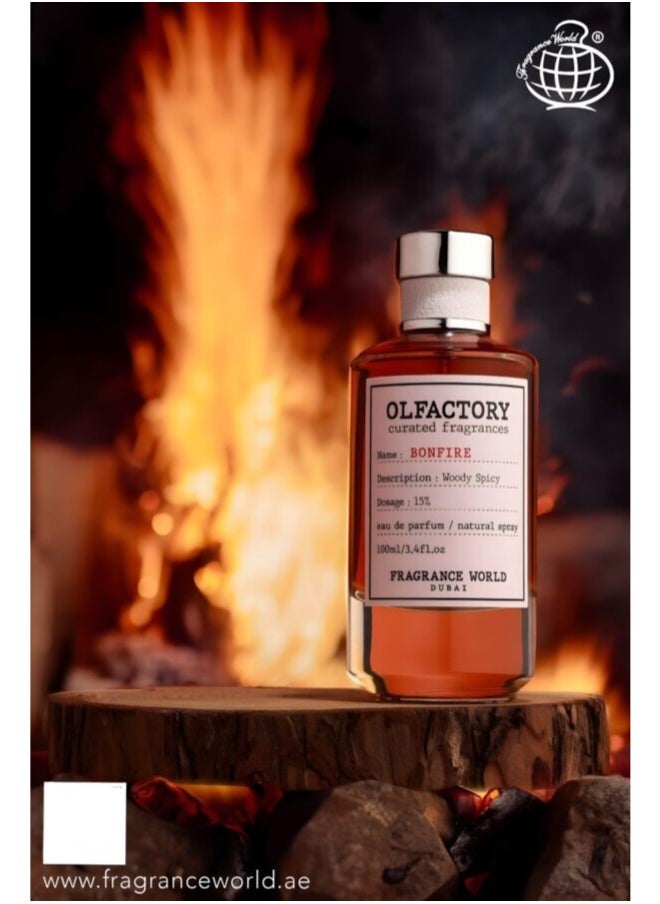 Fragrance World Fragrance world -Olfactory Bonfire  Curated Fragrances eau de perfume 100ml  - Image 2