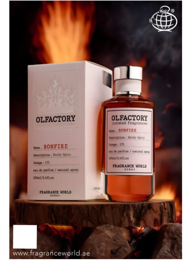 Fragrance World Fragrance world -Olfactory Bonfire  Curated Fragrances eau de perfume 100ml  - Image 3