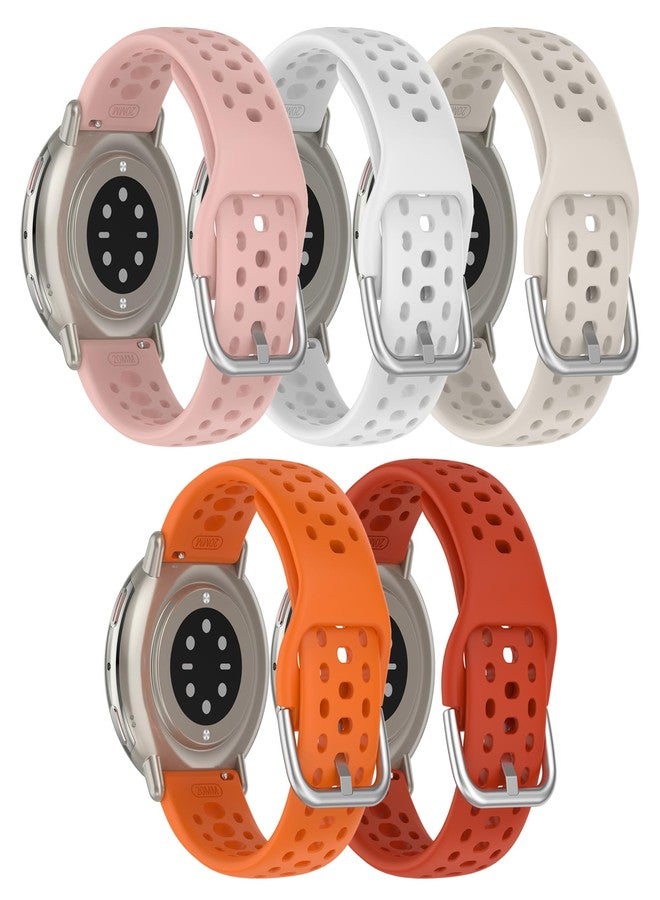 QGHXO سوار بديل من السيليكون سريع الفك من QGHXO لساعات Amazfit Active 2 1/GTS 2 2e 3 4 4 Mini/GTR Mini/GTR مقاس 42 مم و20 مم، متوافق مع ساعات Amazfit Bip 3/3 Pro/U/U Pro/S/S lite/Lite - Image 1