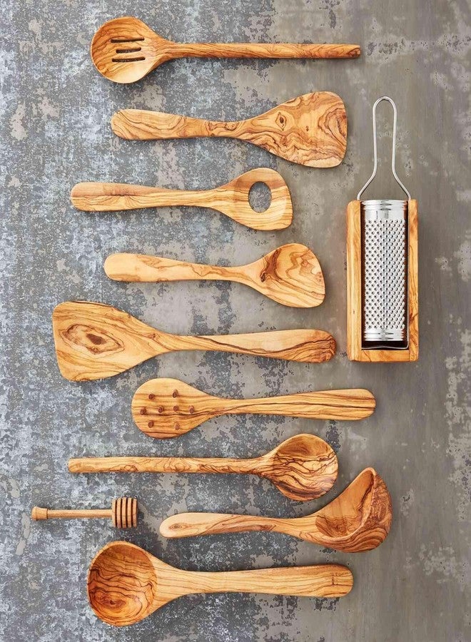 Sur La Table Italian Olivewood Cheese Grater – 9.4" Kitchen-to-Table Tool with Sharp Metal Grate for Parmesan, Romano & Asiago, Handcrafted Box Minimizes Mess, Made in Italy - Image 3